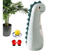 Sac de frappe gonflable pour - Équipement de boxe de 100 cm avec gants et pompe, sac de sable pour de dessin animé | Jouet d'entraînement robuste en PVC pour l'intérieur et l'extérieur