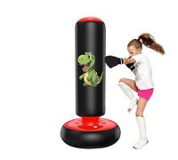 Sac de Frappe Gonflable pour, équipement de Fitness, Sac de Boxe pour la Pratique du karaté, Outil d'exercice Robuste avec matériau Doux, Accessoire d'entraînement Amusant, pour Adolescents