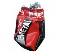 Sac de frappe poire à uppercut vide Metal Boxe Noir TU