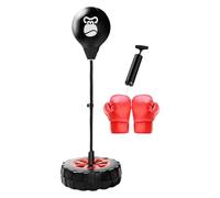 Sac de frappe Reflex - Kit sac de frappe indépendant | Sac d'exercices de boxe pour salle de sport | Sac de frappe réglable en hauteur avec gants de boxe, Speed Bag pour entraînement, équipement de