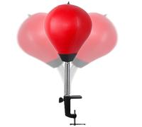 Sac de frappe - Sac blindé de bureau - Balles de vitesse de boxe en polyuréthane - Avec ressort à fort effet - Sac à rétraction rapide - Entraîneur de boxe compact - Outil d'entraînement à la maison