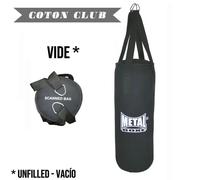 Sac de frappe toile coton club 085 vide Metal Boxe Noir TU