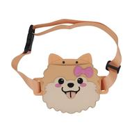 Sac de friandise de chiot | Sac à fuite en silicone pour animaux de compagnie pour chien de forme de la taille, fermeture magnétique des collations d'animaux avec une poche de récompense de ceinture r