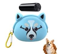 Sac de friandises en silicone pour chiens,sacs de friandises en silicone pour chiens | Pochette de dressage pour animaux de compagnie | Conteneur portatif d'entraînement pour animaux de compagnie, dis