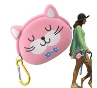 Sac de friandises pour dressage de chiens | Sac de friandises en silicone avec réutilisable, sac de nourriture à traiter, poche