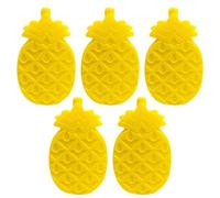 Sac De Glace En Forme D'Ananas 5 Pièce, Sac De Glace Aux Fruits Créatif, Sac De Glace Pour Boîte À Déjeuner, Sac De Glace Réutilisable, Sac De Glace Portable