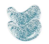 Sac de glace en verre de massage sous vide pour les yeux - Réutilisable - Pour les yeux chauds et froids - Contre la fatigue des yeux - Cernes sombres - 5 ml - Bleu - Taille unique