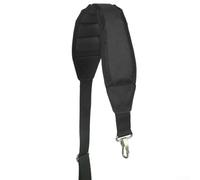 Sac de golf bandoulière respirant réglable rembourré simple pour chariot et sacs de transport avec clip pivotant, pour bagages et sacs de voyage (noir)