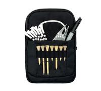 Sac de Golf Compact - Sac Banane pouvant contenir 15 balles et 7 Crampons | Pochette de rangement portable d'extérieur pour clubs, accessoires, sports, , pratique légère et durable, blanc