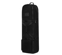 Sac de golf de voyage à roulettes - Organisateur de golf approuvé par les compagnies aériennes, étui de golf pliable en nylon portable | Verrouillage sécurisé Poche de rangement supplémentaire, sangle
