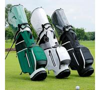 Sac de Golf de Voyage - Support léger Blanc Vert Noir, 2 Bouchons de Balle Transparence et Couleurs Originales, Utilisé for Les Cours administratifs(Green)