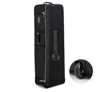 Sac de Golf Portable à Roulette COSTWAY-en Oxford-Carte de Visite-Fermeture Eclair à Double Sens Verrouillage-Poignées de Transport