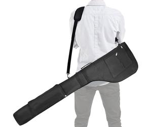 Sac de golf portable, compact, durable, résistant à l'eau, transporteur de terrain du dimanche, accessoires pour le terrain d'entraînement, jeu de marche, équipement universitaire, support pliable