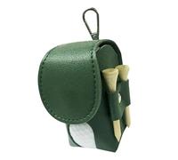 Sac de golf - Porte-thé en cuir synthétique - Sac de rangement à clip - Organiseur portable pour exercices de golf - Cadeau pour hommes, papas, golfeurs, couples, équipement de voyage, caddy