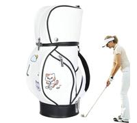 Sac De Golf pour Chariot,Sac à Dos Léger et Petit avec de Multiples Poches, À Dos De Golf Pratique | pour Hommes Amateurs Famille Amis Intérieur Extérieur Parcours Voyage Sport