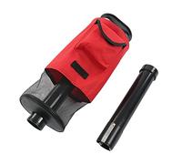Sac de Golf Retriever Sac en Plastique Nylon de Grande capacité Outil de ramassage de Golf avec Tube détachable pour l'entraînement de Terrain de Golf Peut contenir 70 balles (Rouge)