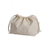 Sac de grande capacité à compartiments internes de couleur unie en canevas, fournitures scolaires, cadeaux pour les enseignants, accessoires pour enseignants retournant à l'école MulticoloreÉtoffe