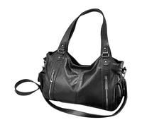 Sac De Grande Capacité - Fashion Épaule Tote | Sack À Main Décontracté En Cuir Pu | Sac De Travail Élégant Avec Des Compartiments À Fermeture Éclair, Un Sack De Commerce Élégant Pour Les Affaires