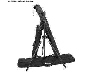 Sac de grande qualité pour deux supports aux baffles noir OMNITRONIC 6000490N