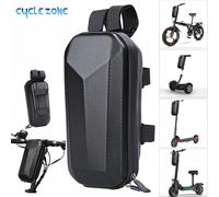 Sac de guidon de vélo, coque rigide Portable, sac avant de vélo, boîte de rangement suspendue de grande capacité pour Scooter électrique, facile à installer Black