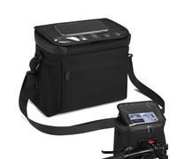 Sac de guidon de vélo, grande pochette isotherme légère, réutilisable, fixation de guidon isotherme, pour déplacement, VTT, excursions à vélo en plein air, 22 x 20 x 13 cm, noir