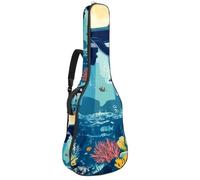 Sac de guitare acoustique pleine grandeur, rembourrage de 1 cm d'épaisseur, étui de guitare étanche 101,6 cm, 101,6 cm, 101,6 cm, tenue Western St Patrick Outfits Green Cowboy Chapeau Chaussures,