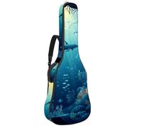 Sac de guitare acoustique pleine grandeur, rembourrage de 1 cm d'épaisseur, étui de guitare étanche 101,6 cm, 101,6 cm, 101,6 cm, tenue Western St Patrick Outfits Green Cowboy Chapeau Chaussures,