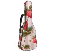 Sac de guitare acoustique pleine grandeur, rembourrage de 1 cm d'épaisseur, étui étanche 101,6 cm, 101,6 cm, motif papillon jaune simple et mignon, Multicolore 07, 42.9x16.9x4.7 in, Sac à dos