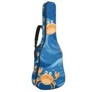 Sac de guitare acoustique pleine grandeur, rembourrage de 1 cm d'épaisseur, étui étanche pour guitare 101,6 cm, 41 cm, 42 pouces, jolies enveloppes de Saint-Valentin lettres et cœurs, Multicolore 10