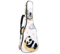 Sac de guitare acoustique pleine grandeur, rembourrage de 1 cm d'épaisseur, étui étanche pour guitare 101,6 cm, 41 cm, 42 pouces, jolies enveloppes de Saint-Valentin lettres et cœurs, Multicolore 02