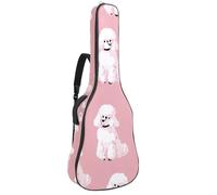 Sac de guitare acoustique pleine grandeur, rembourrage de 1 cm d'épaisseur, étui étanche pour guitare 101,6 cm, 41 cm, 42 pouces, jolies enveloppes de Saint-Valentin lettres et cœurs, Multicolore 04