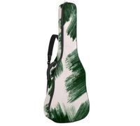 Sac de guitare acoustique pleine taille, rembourrage de 1 cm d'épaisseur, étui étanche 101,6 cm, 101,6 cm, grenouille mignonne et amusante avec chapeau de cowboy, Multicolore 07, 42.9x16.9x4.7 in, Sac