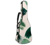 Sac de guitare acoustique pleine taille, rembourrage de 1 cm d'épaisseur, étui étanche 101,6 cm, 101,6 cm, grenouille mignonne et amusante avec chapeau de cowboy, Multicolore 10., 42.9x16.9x4.7 in
