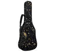 Sac de guitare acoustique pleine taille, rembourrage de 1 cm d'épaisseur, étui étanche pour guitare 40 41 42 pouces, galaxie mystérieuse, Multicolore 06, 42.9x16.9x4.7 in, Sac à dos décontracté