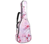 Sac de guitare acoustique vintage avec motif grenouille assise sur un champignon - Sac épais rembourré et imperméable pour guitares de 101,6 cm, 104,3 cm, 106,7 cm, Multicolore 07, 42.9x16.9x4.7 in,