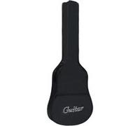 Sac de guitare classique 4 4 Noir 100x37 cm Tissu Noir