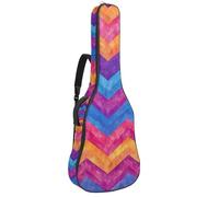 Sac de guitare coloré Stary Night Cosmos Backgroud, sac à dos rembourré pour guitare acoustique avec poches à bandoulière réglables, Multicolore 09, 42.9x16.9x4.7 in, Sac à dos décontracté