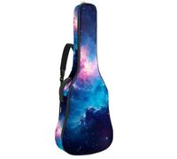 Sac de guitare coloré Stary Night Cosmos Backgroud, sac à dos rembourré pour guitare acoustique avec poches à bandoulière réglables, Multicolore 01., 42.9x16.9x4.7 in, Sac à dos décontracté