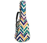 Sac de guitare coloré Stary Night Cosmos Backgroud, sac à dos rembourré pour guitare acoustique avec poches à bandoulière réglables, Multicolore 08, 42.9x16.9x4.7 in, Sac à dos décontracté