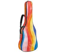Sac de guitare coloré Stary Night Cosmos Backgroud, sac à dos rembourré pour guitare acoustique avec poches à bandoulière réglables, Multicolore 06, 42.9x16.9x4.7 in, Sac à dos décontracté