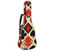 Sac de guitare de taille complète, housse de transport étanche pour guitares acoustiques classiques, électriques, signes du zodiaque, symboles de planètes, Multicolore 04, 42.9x16.9x4.7 in, Sac à dos
