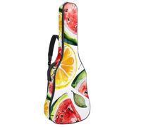 Sac de guitare de taille complète, housse de transport étanche pour guitares acoustiques classiques, électriques, signes du zodiaque, symboles de planètes, Multicolore 07, 42.9x16.9x4.7 in, Sac à dos