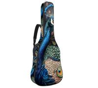 Sac de guitare de taille complète, housse de transport étanche pour guitares acoustiques classiques, électriques, signes du zodiaque, symboles de planètes, Multicolore 05, 42.9x16.9x4.7 in, Sac à dos