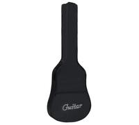 vidaXL Housse de guitare classique 4/4 (39") 100x37 cm noire en tissu avec sangle
