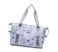 Sac de gym de grande capacité extensible pour le voyage, le fitness, séparation sèche et humide, pour la nuit, le week-end, valise de gym simple, blanc, Beauté de masse