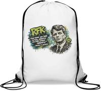 Sac de gym décontracté avec citation inspirante Robert F Kennedy Blanc