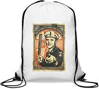 Sac de gym décontracté avec cordon de serrage « You're Free To Think For Yourself As Long As It's Approved by Us » Blanc