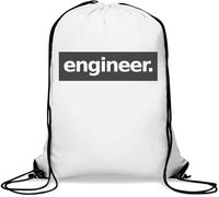 Sac de gym décontracté avec logo Engineer Profession Blanc