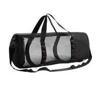 Sac de gym en maille - Forme cylindrique, tissage respirant, porte-vitesse, système de sangle réglable, grande capacité de rangement | pour fitness, entraînement, voyage, aventure, camping, natation