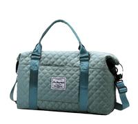 Sac de gym en toile - Sac de gym pour sports humides et secs | Sac de rangement pour salle de sport, sac humide, sac de toilette livré séparément Sac en toile pour, Vert, Consulte la descripción, Voir
